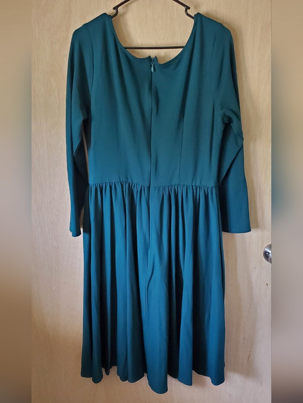 Vixen By Micheline Pitt Troublemaker Swing Dress In Spruce Green, Size XL GUC - Picture 4 of 9